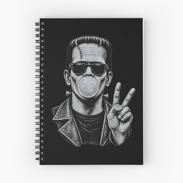 Item preview, Vintage 90s Frankenstein Blowing Bubblegum Heart Sunglasses designed and sold by Byhergawaa.