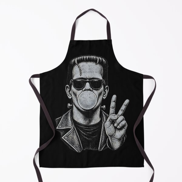 Item preview, Vintage 90s Frankenstein Blowing Bubblegum Heart Sunglasses designed and sold by Byhergawaa.