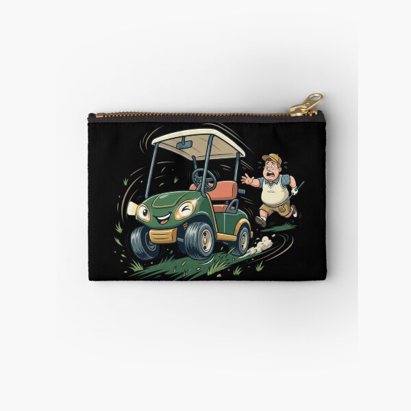 Item preview, Runaway Golf Cart Funny Retro Cartoon Chase Art designed and sold by mood-draftsman.