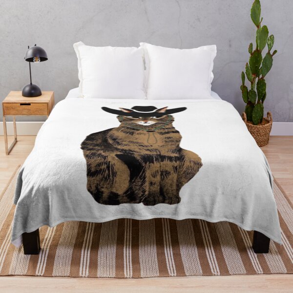 Item preview, Cat with cowboy hat designed and sold by DhriegoStudio.