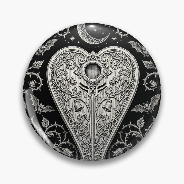 Item preview, Planchette Under the Crescent Moon designed and sold by ThePaleParlor.