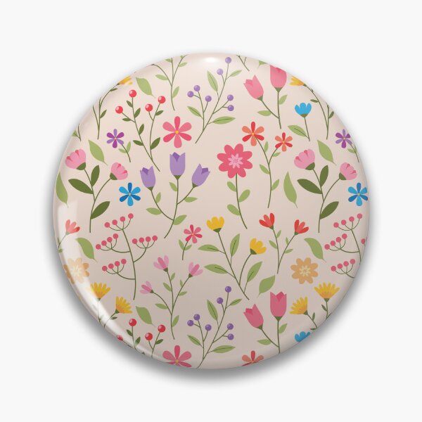 Item preview, Cute Colorful Wildflowers Floral Pattern designed and sold by SmallDart Creations.
