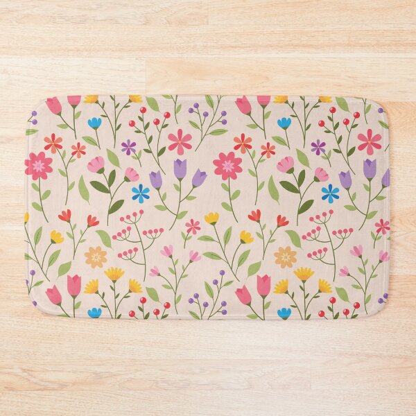 Item preview, Cute Colorful Wildflowers Floral Pattern designed and sold by SmallDart Creations.