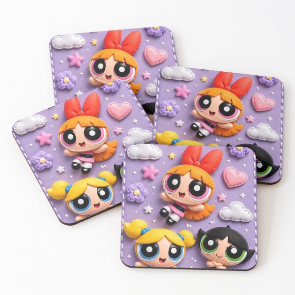 Item preview, Cute 3D Powerpuff Pattern Aesthetic designed and sold by OumaAL.
