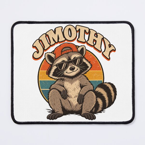 Item preview, Jimothy Viral Raccoon, Funny Trash Panda Wildlife, Retro Animal Lover  designed and sold by ElegantPeople.