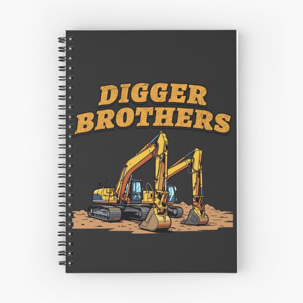 Item preview, Digger Brothers Funny Excavator Operator Design designed and sold by Operator Style Wear.