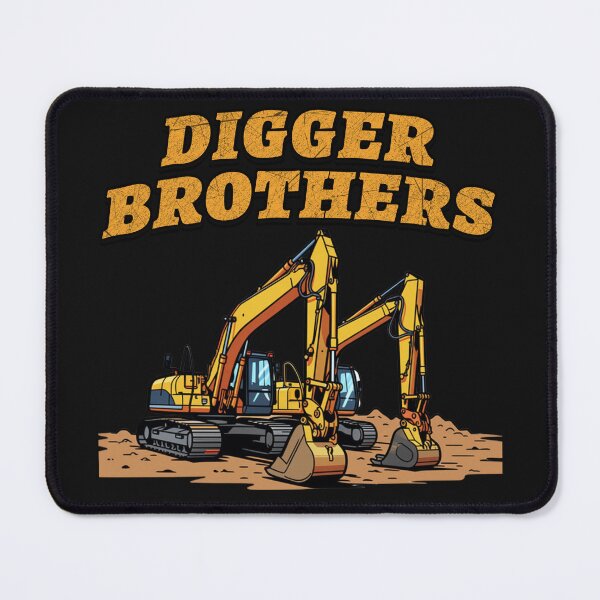 Item preview, Digger Brothers Funny Excavator Operator Design designed and sold by Operator Style Wear.