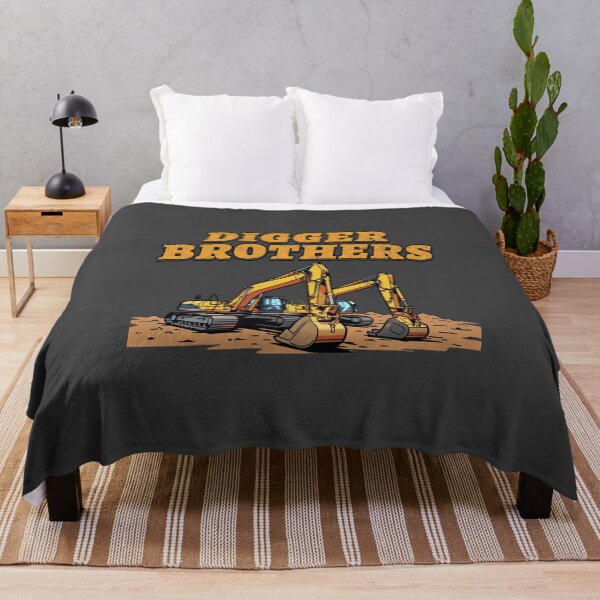 Item preview, Digger Brothers Funny Excavator Operator Design designed and sold by Operator Style Wear.