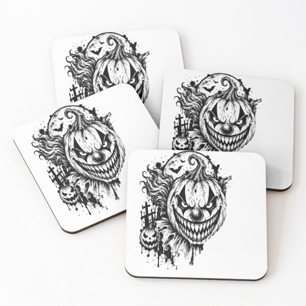 Item preview, Evil Pumpkin Clown Scary Halloween Horror Graphic designed and sold by shemodas.