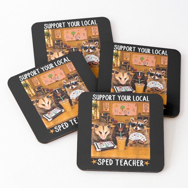 Item preview, Support Your Local SPED Teachers Raccoon Special Education  designed and sold by Byhergawaa.