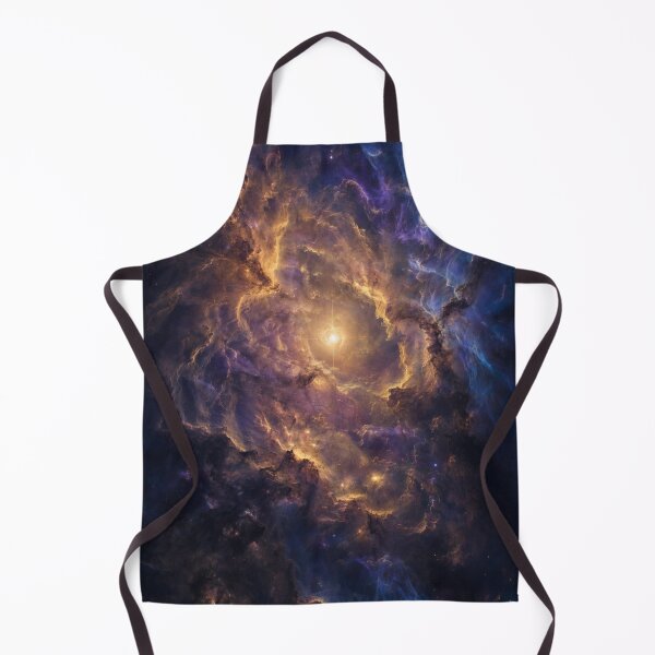 Item preview, Amethyst Veil – Luminous Violet & Gold Nebula Art designed and sold by OandSDesigns23.
