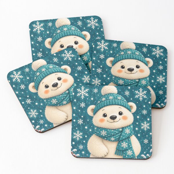 Item preview, Cozy Winter Polar Bear designed and sold by Pure Craft.