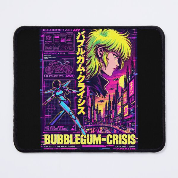 Item preview, Mega Tokyo 2032 Retro Cyberpunk Anime Art designed and sold by zumerdiego.
