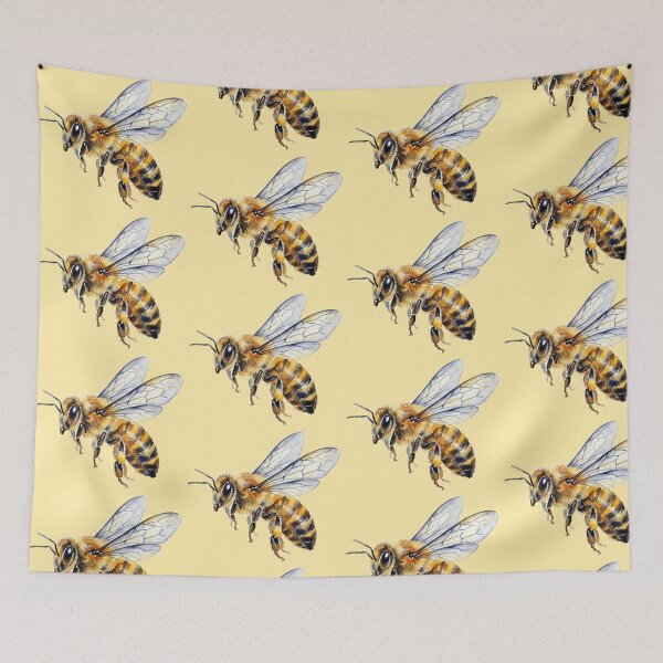 Item preview, Watercolour bee designed and sold by The King's general goods.