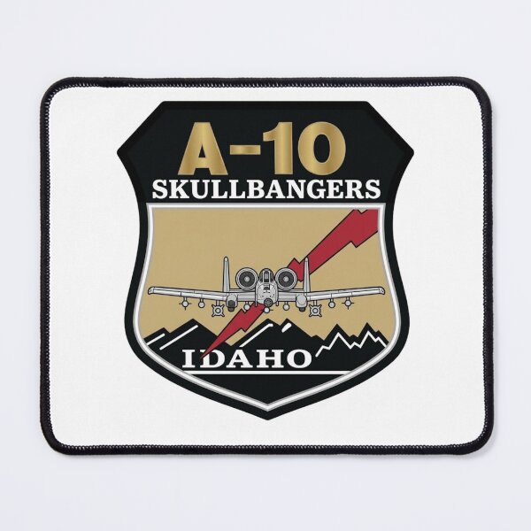 Item preview, 190th Fighter Squadron A-10 Skullbangers Idaho ANG Patch designed and sold by CharlieDesings.