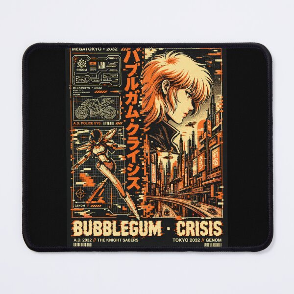 Item preview, Mega Tokyo 2032 Retro Cyberpunk Anime Art designed and sold by zumerdiego.