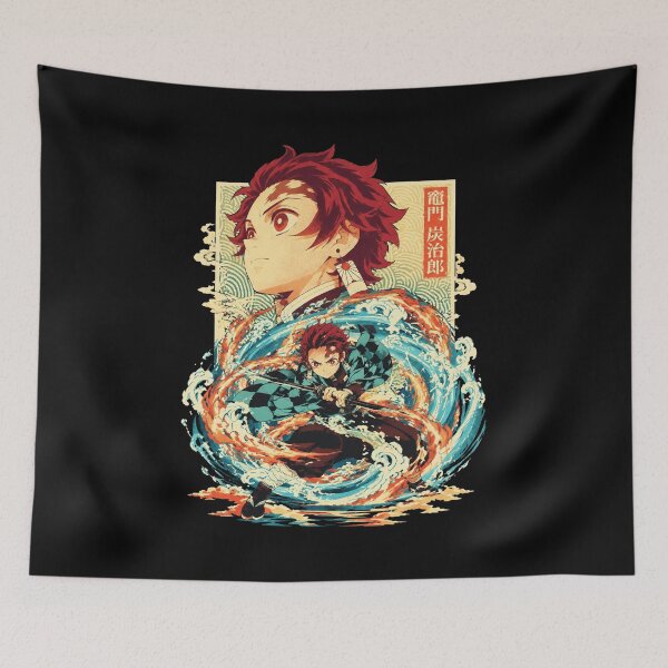Item preview, Tanjiro Kamado Stained Glass designed and sold by DeborahAnita73.