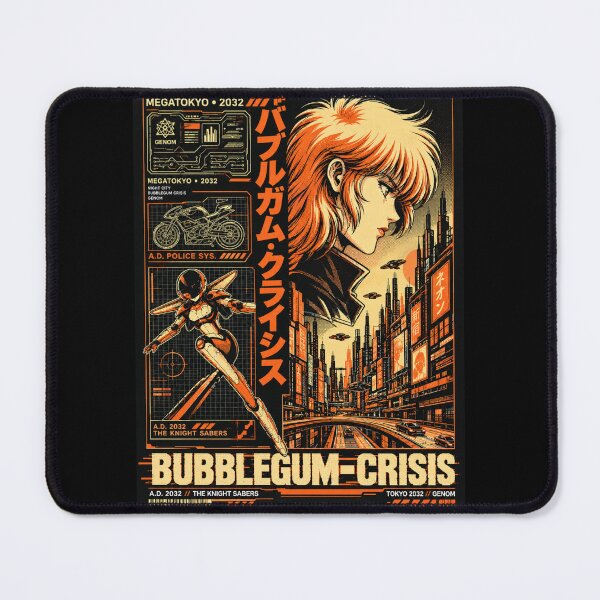 Item preview, Mega Tokyo 2032 Retro Cyberpunk Anime Art designed and sold by zumerdiego.