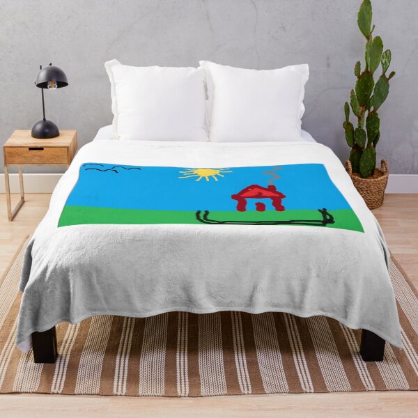 Item preview, My Dad's First Digital Masterpiece - Funny Retro House Meme designed and sold by BadlyDrawnStore.