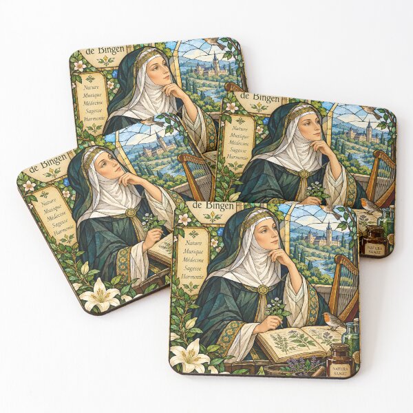 Item preview, Saint Hildegard of Bingen designed and sold by PIERRES&MAILLESDesign.
