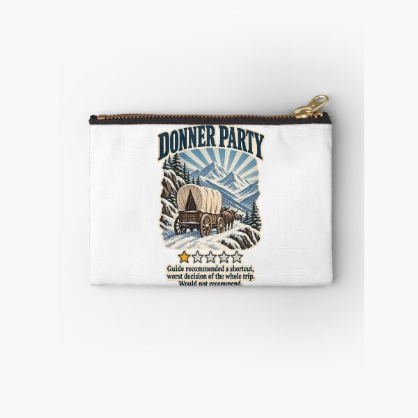 Artikelvorschau, Donner Party – Ein-Stern-Bewertung – Lustiges Meme zur düsteren Geschichte des Oregon Trails entworfen und verkauft von Neurospicy Trolls.