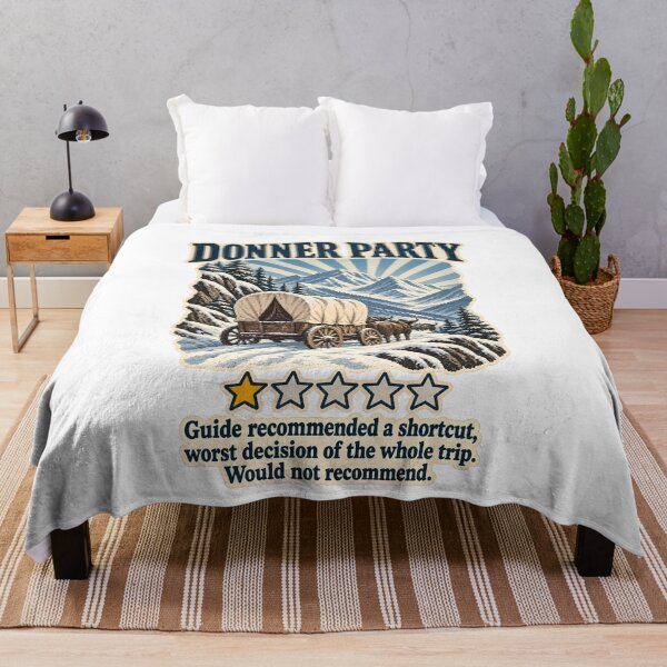 Item preview, Donner Party One Star Review - Funny Dark History Oregon Trail Meme designed and sold by Neurospicy Trolls.