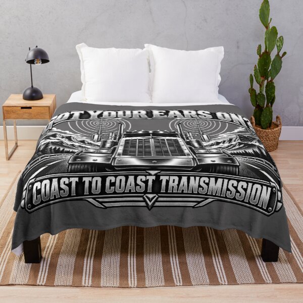 Item preview, Got Your Ears On Coast To Coast Transmission - Semi Truck CB Antennas Night Art designed and sold by NomadForge.