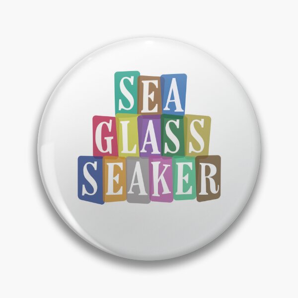 Item preview, Sea Glass SEAker - Sea Glass Lover Gifts - Beachcombing - Retro Vintage Aesthetic designed and sold by DesignByLeo.