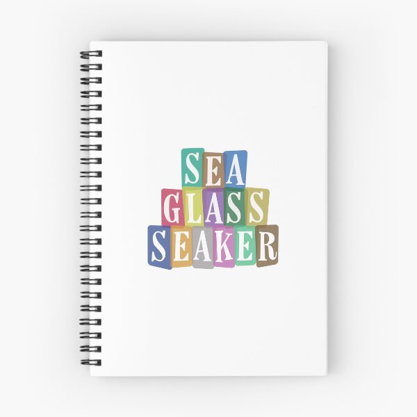 Aperçu de l'œuvre Verre de mer SEAker - Cadeaux pour les amoureux du verre de mer - Collection de coquillages - Esthétique rétro vintage créée et vendue par DesignByLeo.