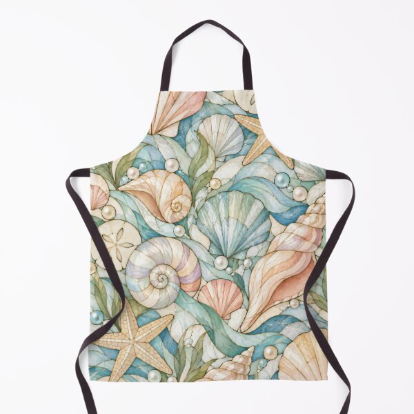 Item preview, Stained glass Coastal Seashells designed and sold by Creativveworrld03.