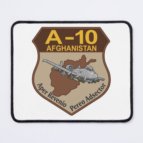 Item preview, USAF A-10 Warthog Afghanistan Operational Deployment Patch designed and sold by CharlieDesings.