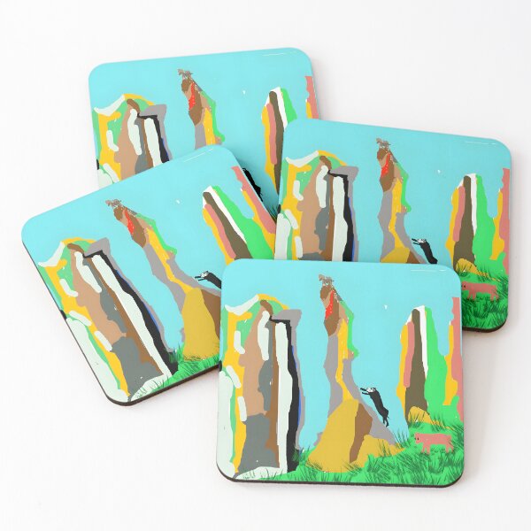 Item preview, Playful Dogs in a Colorful Landscape designed and sold by J-Mindful.