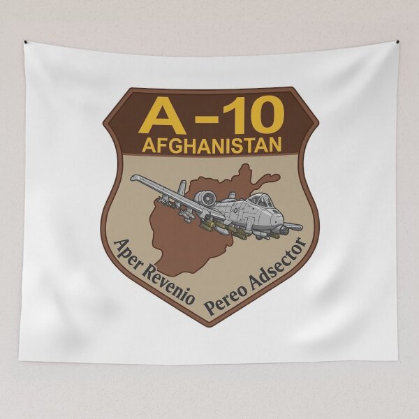 Item preview, USAF A-10 Warthog Afghanistan Operational Deployment Patch designed and sold by CharlieDesings.