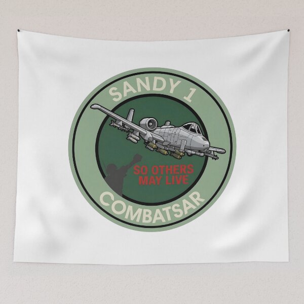 Item preview, USAF A-10 Sandy 1 Combat Search and Rescue (COMBATSAR) Patch    designed and sold by CharlieDesings.