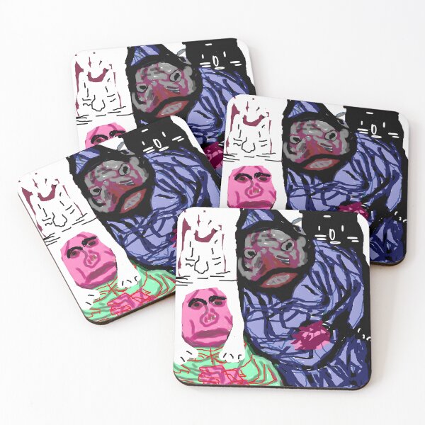 Item preview, Whimsical Characters Abstract Art designed and sold by J-Mindful.