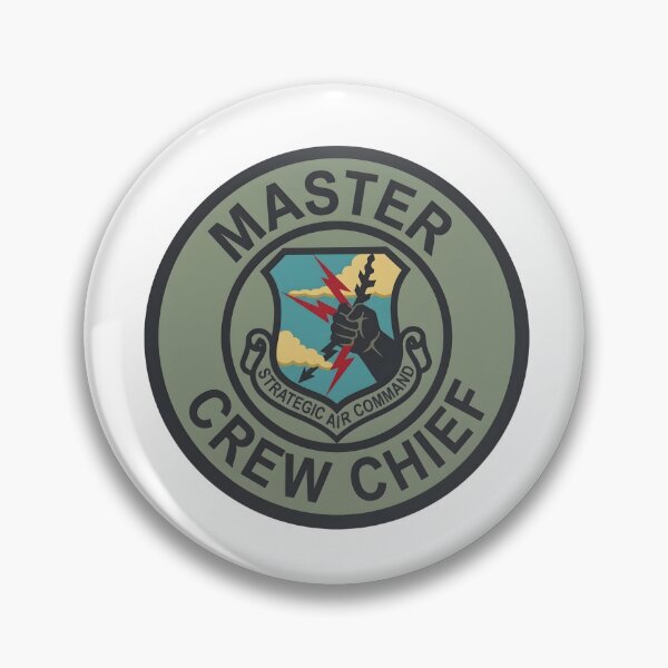 Item preview, USAF Strategic Air Command Master Crew Chief Patch    designed and sold by CharlieDesings.