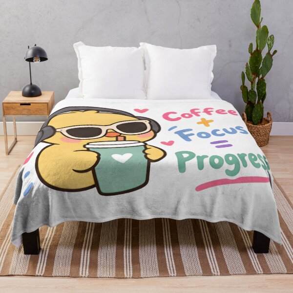 Item preview, Coffee And Focus Duck - Cute Study Motivation designed and sold by Duck lovers.