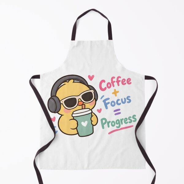 Item preview, Coffee And Focus Duck - Cute Study Motivation designed and sold by Duck lovers.