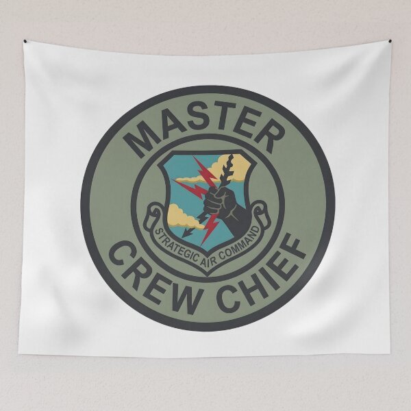 Item preview, USAF Strategic Air Command Master Crew Chief Patch    designed and sold by CharlieDesings.