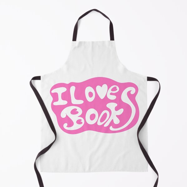 Item preview, I Love Books – Hand Drawn Retro Book Lover Quote designed and sold by BigfeetLittlepaws.