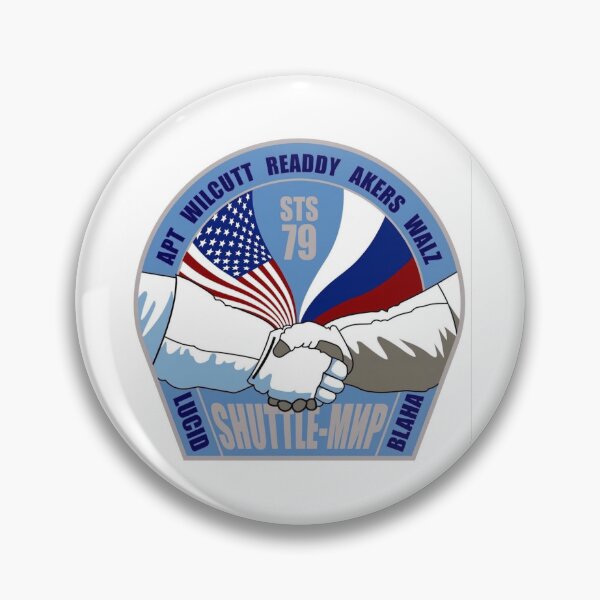 Artikelvorschau, NASA Space Shuttle STS-79 Atlantis Shuttle-Mir Missionsabzeichen entworfen und verkauft von CharlieDesings.