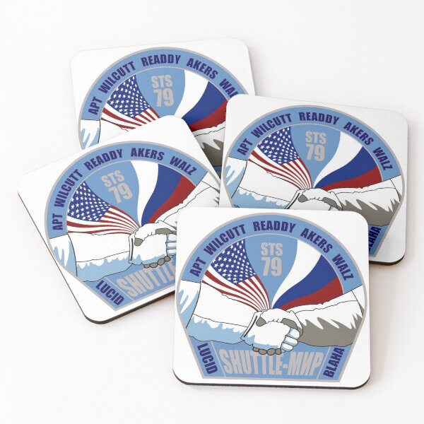 Item preview, NASA Space Shuttle STS-79 Atlantis Shuttle-Mir Mission Patch designed and sold by CharlieDesings.
