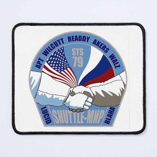 Item preview, NASA Space Shuttle STS-79 Atlantis Shuttle-Mir Mission Patch designed and sold by CharlieDesings.