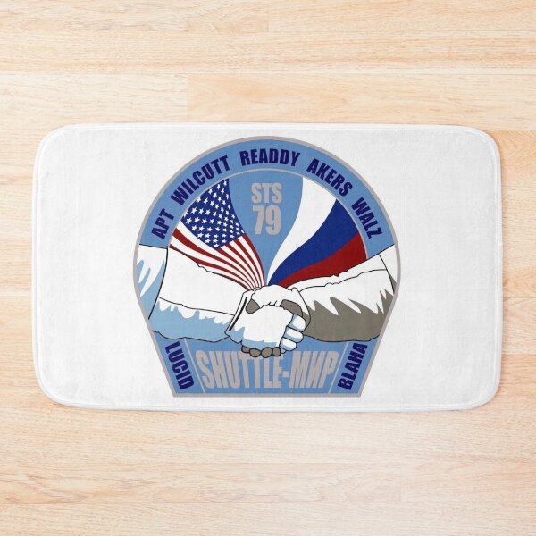 Item preview, NASA Space Shuttle STS-79 Atlantis Shuttle-Mir Mission Patch designed and sold by CharlieDesings.