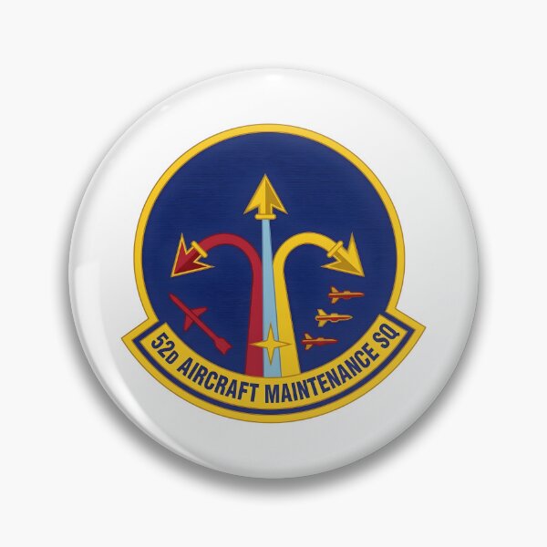 Item preview, USAF 52d Aircraft Maintenance Squadron (52d AMXS) Patch designed and sold by CharlieDesings.