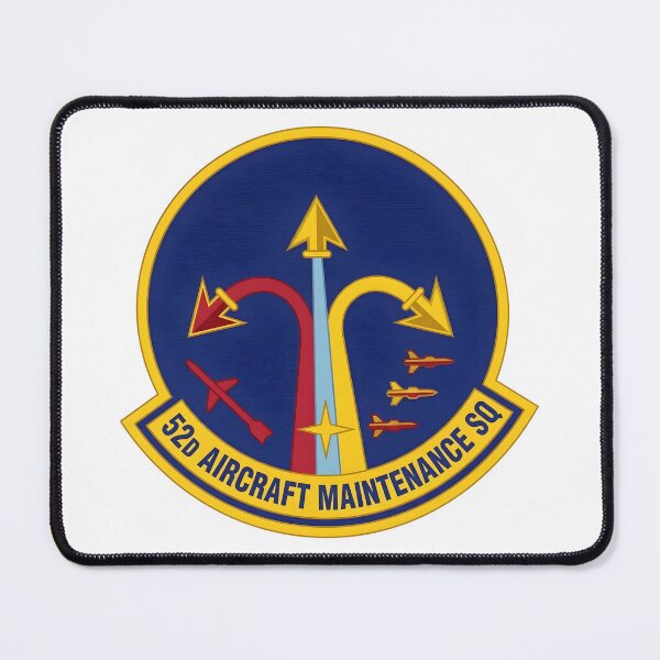 Item preview, USAF 52d Aircraft Maintenance Squadron (52d AMXS) Patch designed and sold by CharlieDesings.
