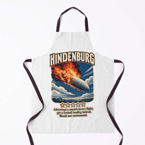 Item preview, Hindenburg One Star Review - Funny Aviation Disaster Dark Humor designed and sold by Neurospicy Trolls.