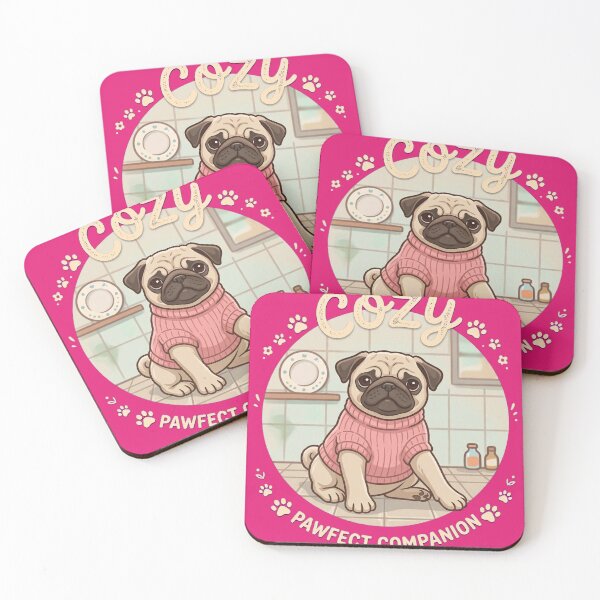 Item preview, Pugs designed and sold by Roseleals.