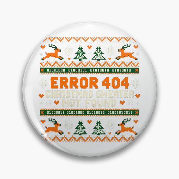 Item preview, Error Christmas Pixel Reindeer Programmer Humor designed and sold by nortowelcomics.