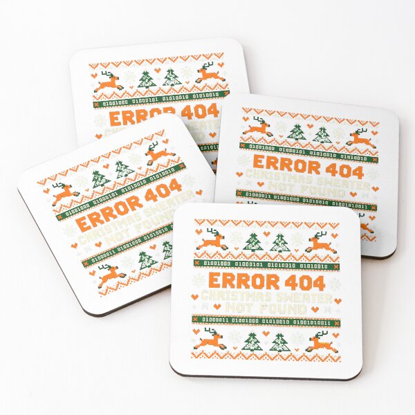 Item preview, Error Christmas Pixel Reindeer Programmer Humor designed and sold by nortowelcomics.